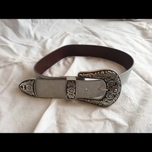 Silver Tommy Hilfiger Runway Belt